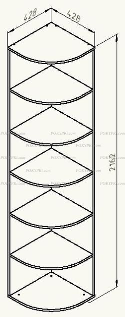 Шкаф концевой Дельта 14 Шкаф концевой Дельта 14