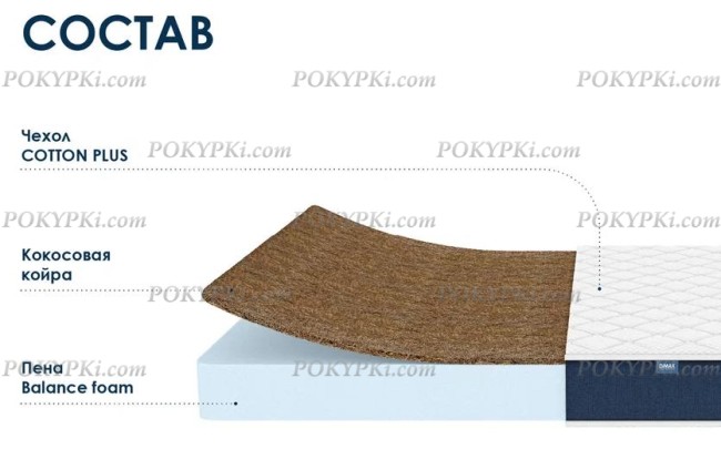 Матрас Dimax Практик Чип Ролл 14 кокос Матрас Dimax Практик Чип Ролл 14 кокос