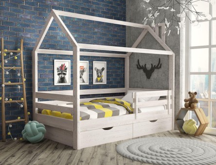 Кровать домик из массива сосны Айвенго 1 Кровать домик из массива сосны Айвенго 1