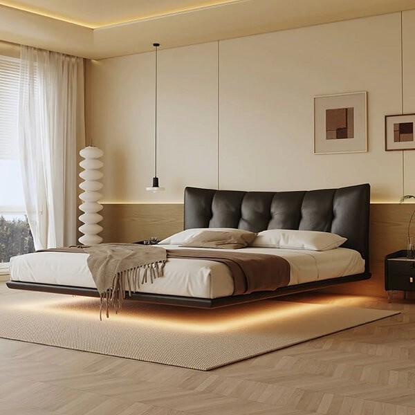 Парящая кровать с подсветкой Testiera Fly 32 Парящая кровать с подсветкой Testiera Fly 32