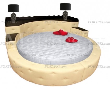 Круглая кровать «Каравелла 2» (прямая стена) Круглая кровать «Каравелла 2» (прямая стена)