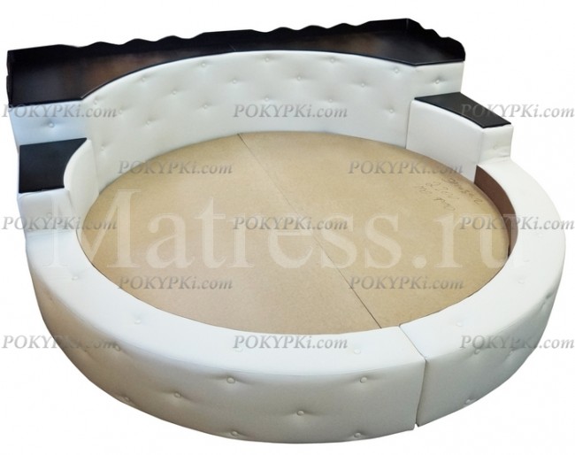 Круглая двуспальная кровать Каравелла 2 