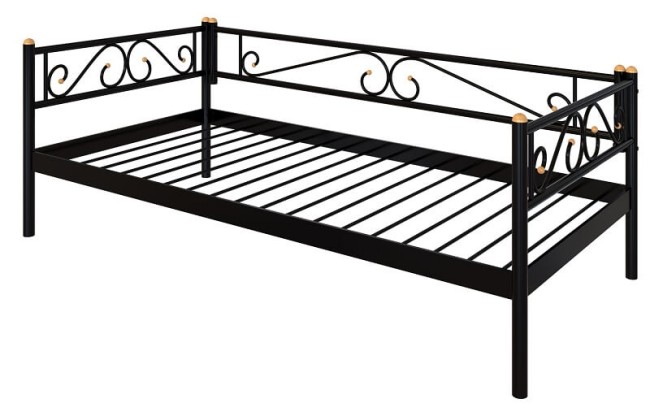 Металлическая кровать кушетка Шарм