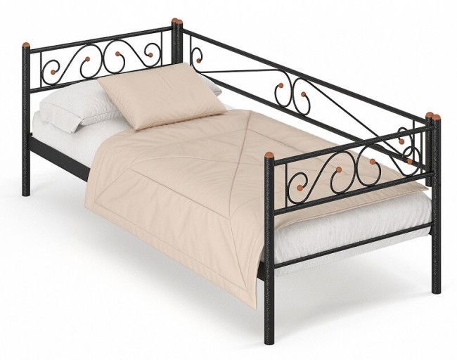 Металлическая кровать кушетка Шарм