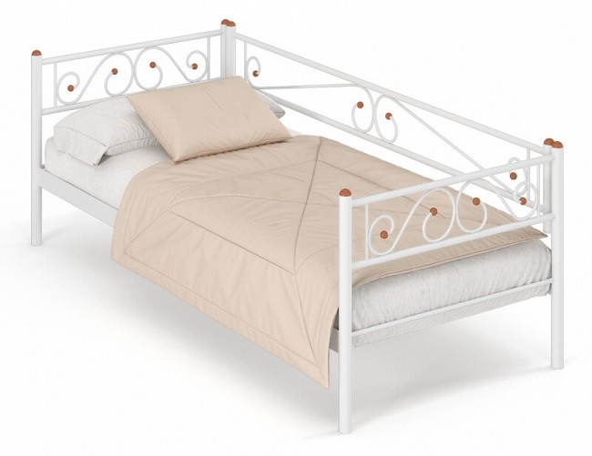 Металлическая кровать кушетка Шарм