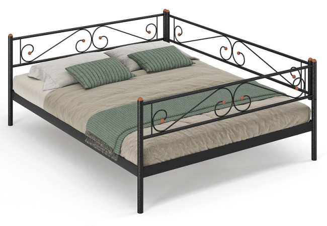 Металлическая кровать кушетка Шарм