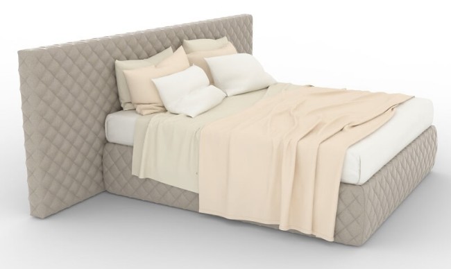 Кровать с мягкой спинкой Намия Кровать с мягкой спинкой Намия