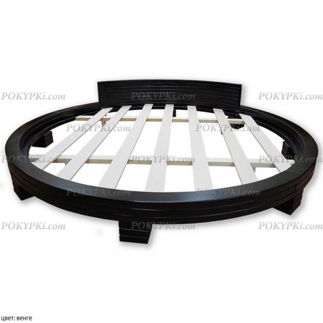 Круглая кровать из массива Абсолют Круглая кровать из массива Абсолют