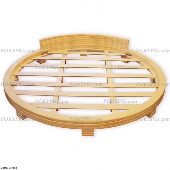 Круглая кровать из массива Абсолют Круглая кровать из массива Абсолют