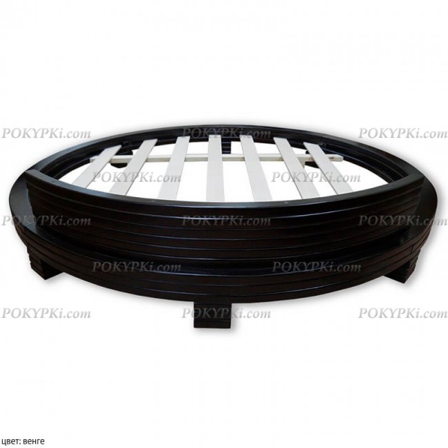 Круглая кровать из массива Абсолют Круглая кровать из массива Абсолют