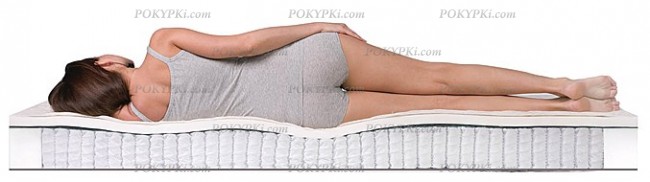 Умеренно-мягкий матрас с независимыми пружинами Умеренно-мягкий матрас с независимыми пружинами