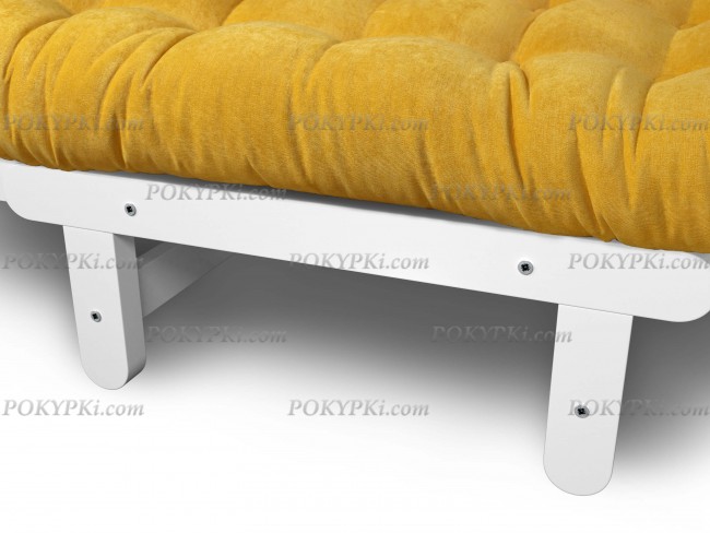 Кресло Сламбер (Белая эмаль)-массив бука