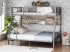 Двухъярусная кровать Гранада -1   140 серый с санома
