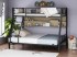 Двухъярусная кровать Гранада -1   140 черный с шимо