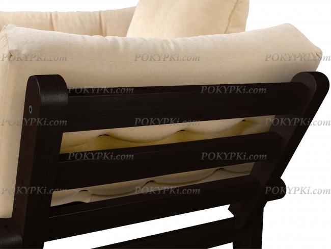 Кресло Сламбер (Венге)-рогожка, вельвет, экокожа