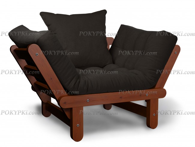 Кресло Сламбер (Вишня)-черный