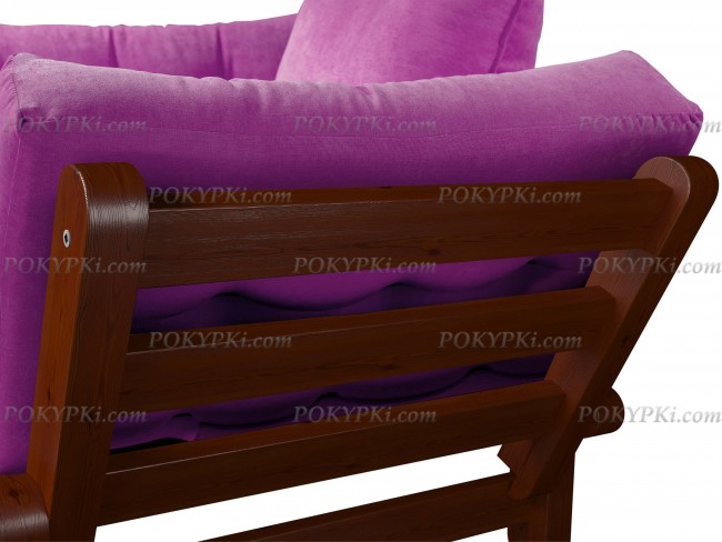 Кресло Сламбер (Вишня)-рогожка, вельвет,экокожа