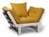 Кресло Сламбер (Дуб белёный)-желтый