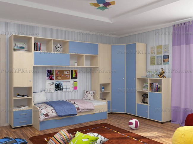 Модульная детская комната Дельта 2 Модульная детская комната Дельта 2