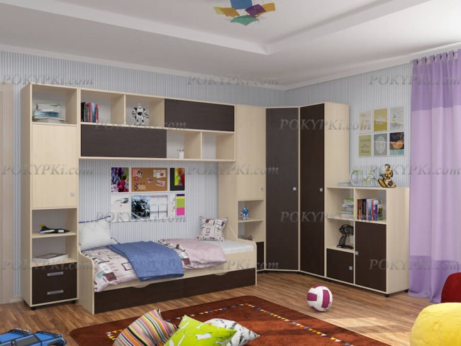 Модульная детская комната Дельта 2 Модульная детская комната Дельта 2
