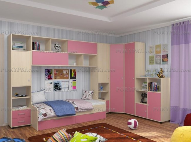 Модульная детская комната Дельта 2