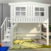 Кровать чердак домик "Шалаш" Кровать чердак домик "Шалаш"