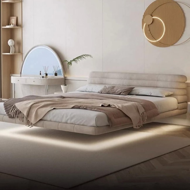 Парящая кровать с подсветкой Testiera Fly 16 Парящая кровать с подсветкой Testiera Fly 16