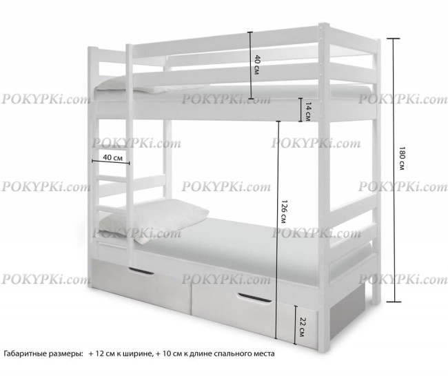 Кровать двухъярусная Кровать двухъярусная