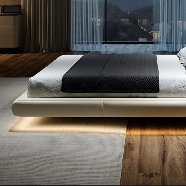 Парящая кровать с подсветкой Testiera Fly 17 Парящая кровать с подсветкой Testiera Fly 17