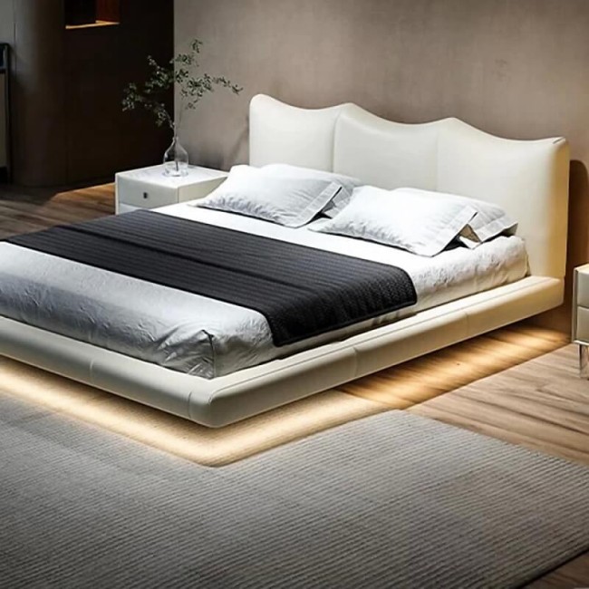 Парящая кровать с подсветкой Testiera Fly 17 Парящая кровать с подсветкой Testiera Fly 17