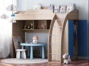 Кровать чердак со шкафом Соня 1 верхняя Кровать чердак со шкафом Соня 1 верхняя