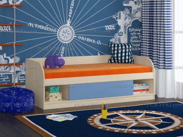 Детская кровать Соня 4 с ящиком Детская кровать Соня 4 с ящиком