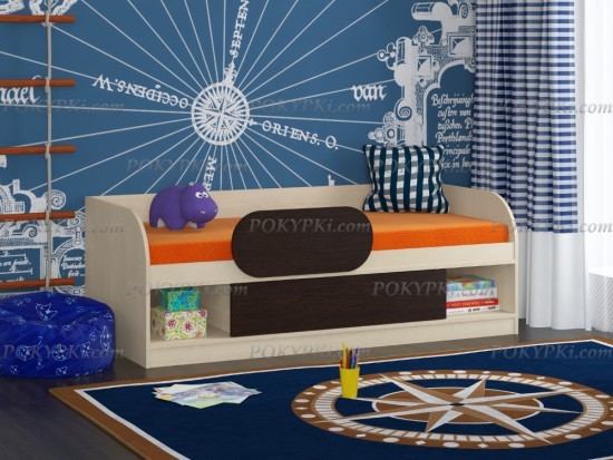 Детская кровать Соня 4 с ящиком Детская кровать Соня 4 с ящиком