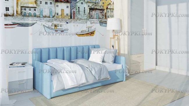 Кровать с тремя спинками Пыльная роза Кровать с тремя спинками Пыльная роза