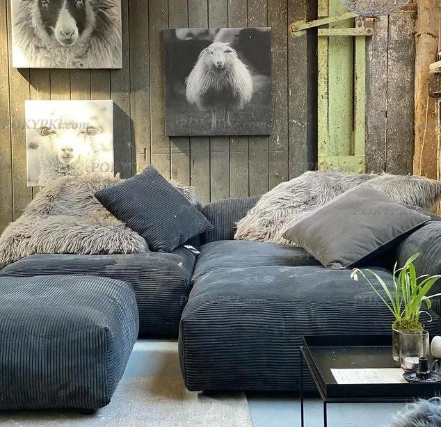 Модульный диван с оттоманкой Фиджи Модульный диван с оттоманкой Фиджи