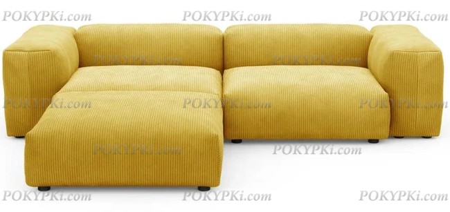 Модульный диван с оттоманкой Фиджи Модульный диван с оттоманкой Фиджи