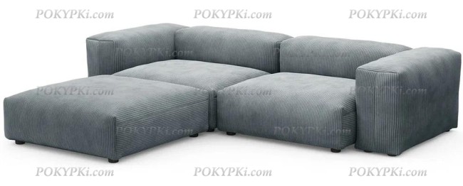 Модульный диван с оттоманкой Фиджи Модульный диван с оттоманкой Фиджи