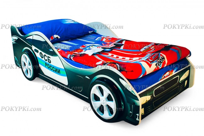 Детская кровать-машина-ФСБ