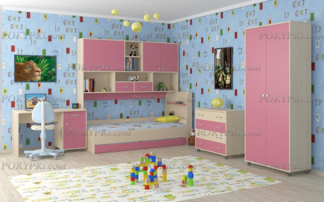 Модульная детская комната Дельта 8
