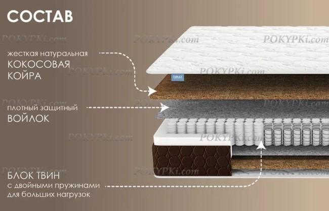 Матрас Твин Хард