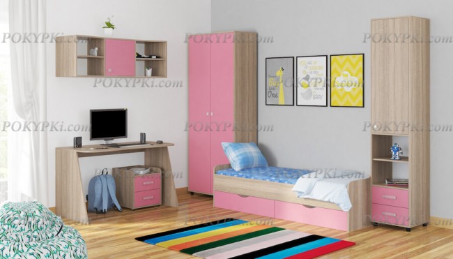 Модульная детская комната Дельта 13-дуб сонома