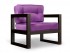 Кресло Астер (Венге)-фиолетовый