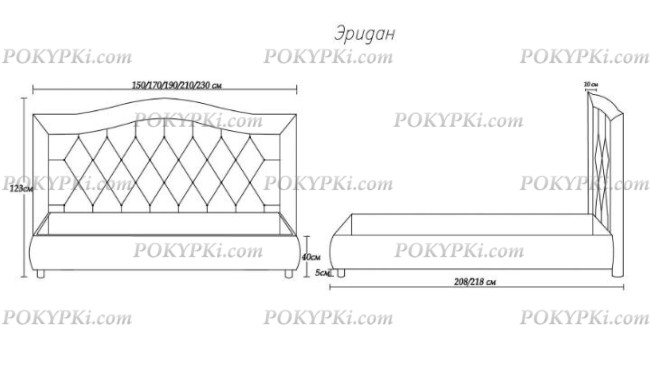 Кровать Dimax Эридан