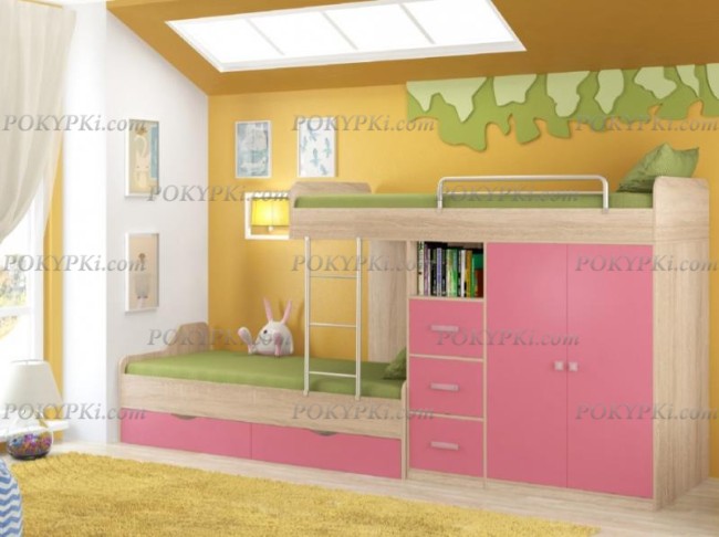 Кровать двухъярусная Дельта 18.04.02 Кровать двухъярусная Дельта 18.04.02