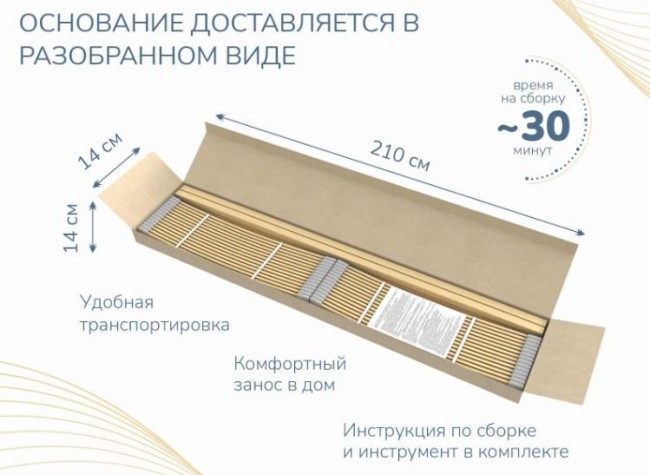 Основание для матраса Димакс Лайт без ножек