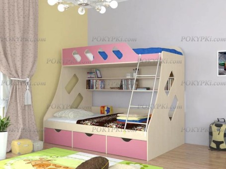Двухъярусная кровать Дельта 20.01