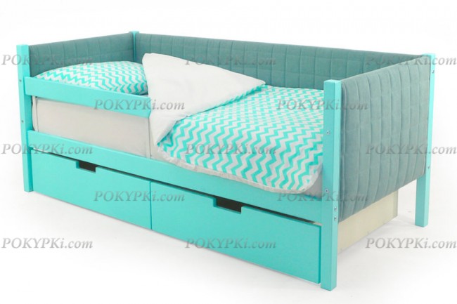 Детская кровать-тахта Svogen-мятный