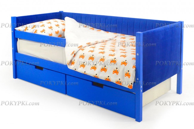 Детская кровать-тахта Svogen-синий