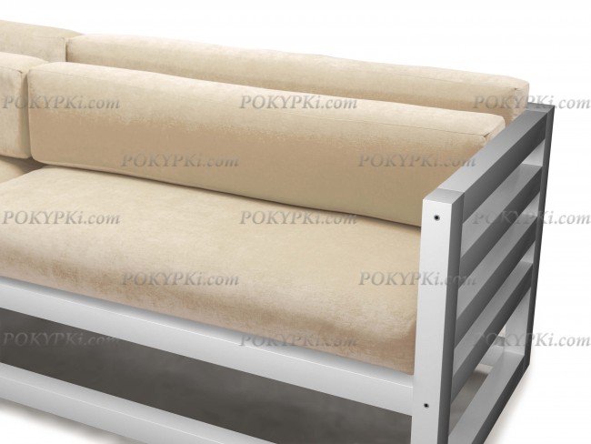 Диван Магнус (Белая эмаль)-белый