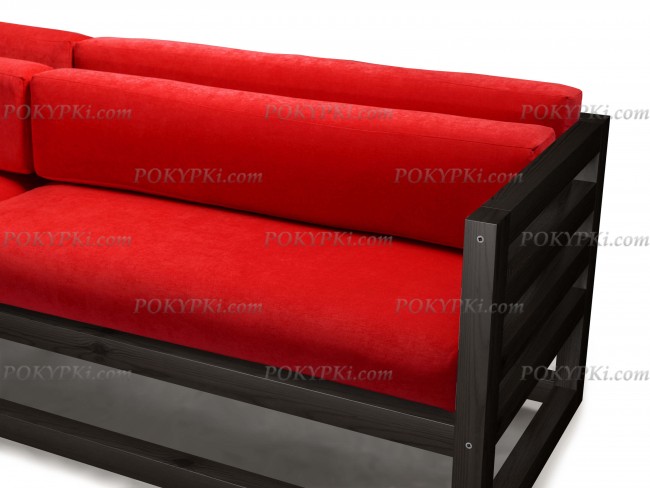 Диван Магнус (Венге)-красный